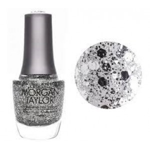 Morgan Taylor- Am I Making You Gelish (silver glitter) 15ml